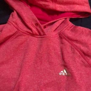 Child’s small pink Adidas Hoodie
